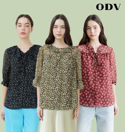 25SS ODV 쿨샤벳 블라우스 3종