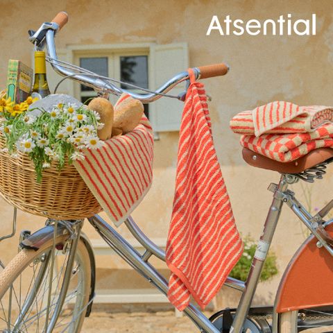 [최화정쇼PICK] 최신상 앳센셜 체크스트라이프 선염타월 20P