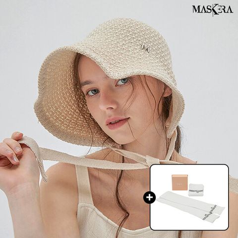 마스케라 아일라(Isla) 린넨 보닛햇 1종