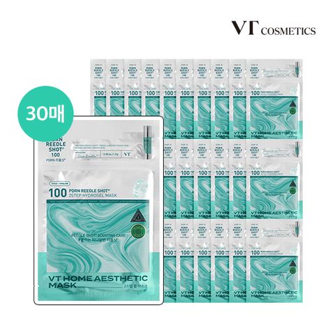 VT PDRN 리들샷 홈케어 2스텝 겔마스크 30회분 (6box)