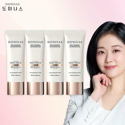태극제약 도미나스 트라넥삼산 기미 케어 톤업 선크림 40ml  4개