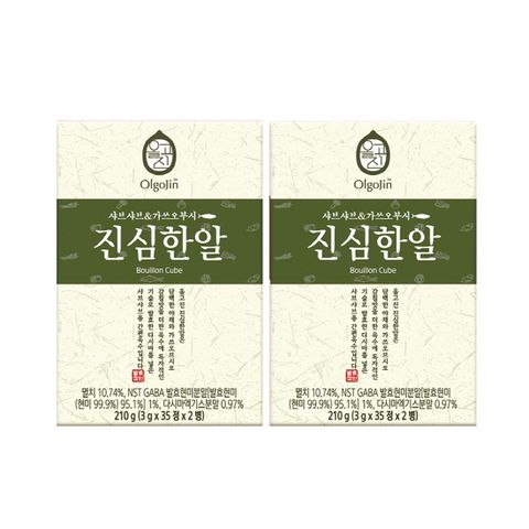 진심한알 샤브샤브 가쓰오부시 2박스X70정(140정)