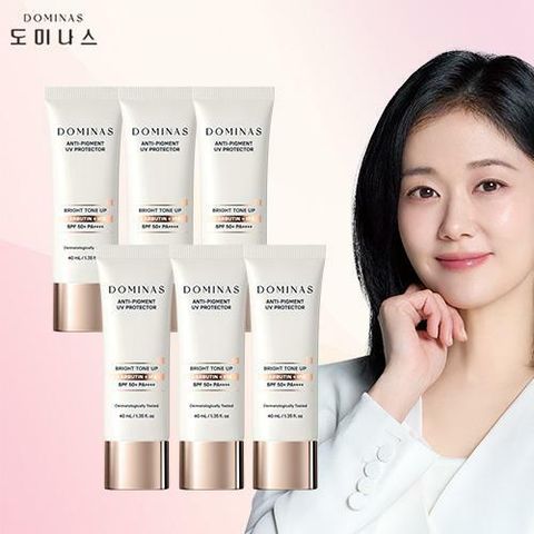태극제약 도미나스 트라넥삼산 기미 케어 톤업 선크림 40ml  6개