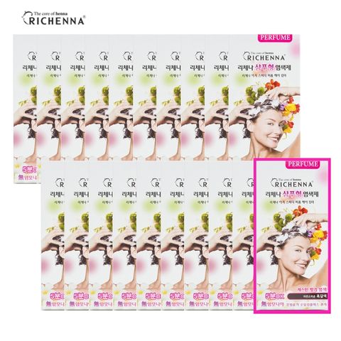 리체나 샴푸형 퍼퓸 염색제 [방송에서만 20박스]