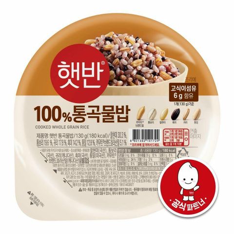 [카드 5%할인]햇반 통곡물밥 130G 36개