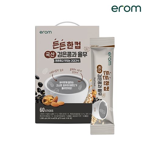 [1박스] 이롬 든든한컵 국산 검은콩과 율무