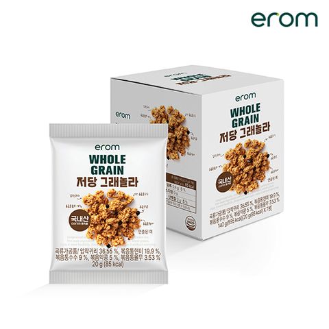 [1박스] 이롬 통곡물 저당 그래놀라