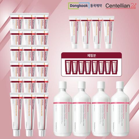 ★시너지패키지★ 마데카크림 시즌7 50ml*18 + 15ml *4 + 1ml 무료체험 *8 + 멜라 에센스 500ml *4