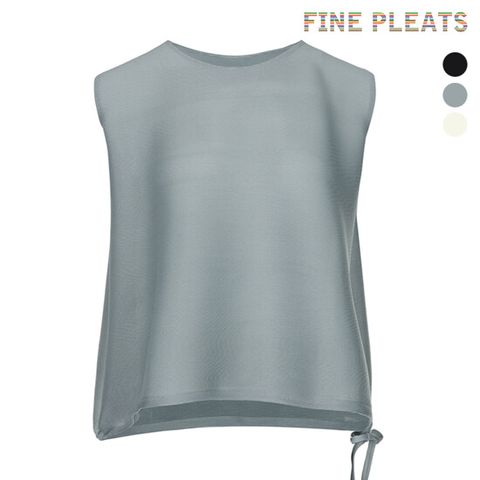 [백화점동일브랜드] 피네 플리츠 민소매 스트링 탑 [3컬러]