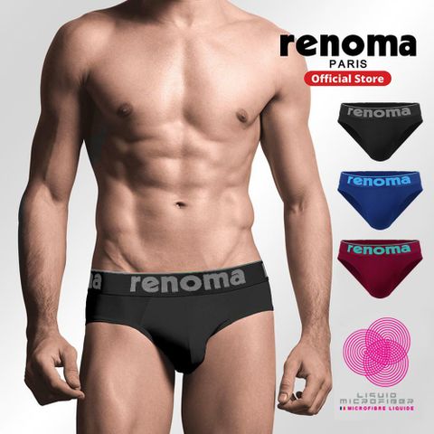 [카드 5%할인]레노마 남성 플러시 브리프 3종 (블랙,네이비,와인)