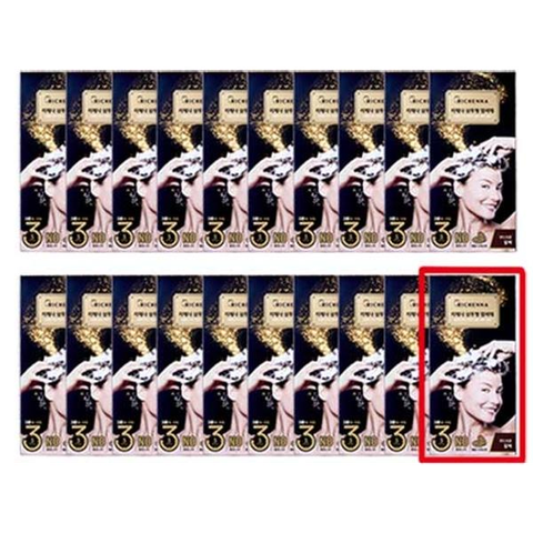 리체나 샴푸형 3분 골드 염색제 [가성비구성 20박스]