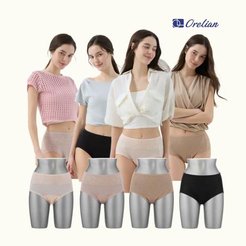 [롯데카드5%할인](방송에만 세일)오렐리안 데일리 인견 크레오라 안심팬티 4종