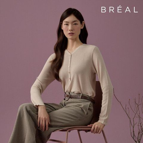 브리엘 25FW 실크 헨리넥 니트 3종