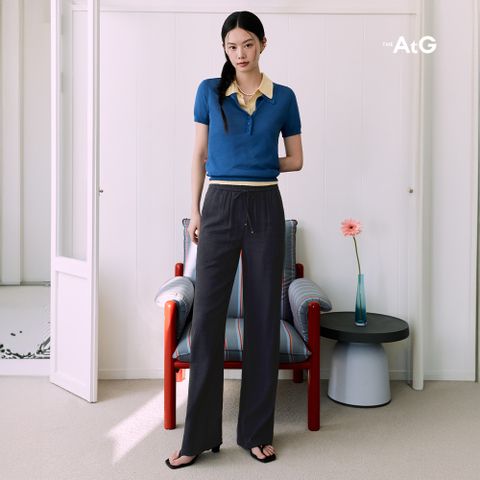 더엣지 25SS 린넨혼방 와이드 팬츠 3종