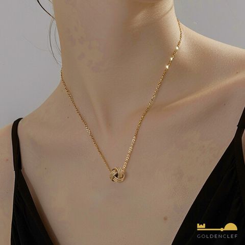 골든클레프 18K 러브노트 목걸이