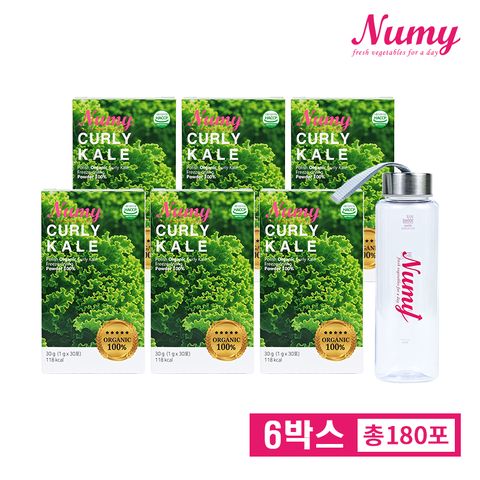 [TV LIVE] 유럽유기농 100% 동결건조 컬리케일분말6박스+보틀