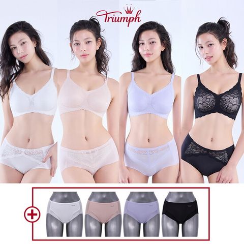 트라이엄프 25SS 썸머 에어라이트 브라팬티 4세트+세컨팬티 4종
