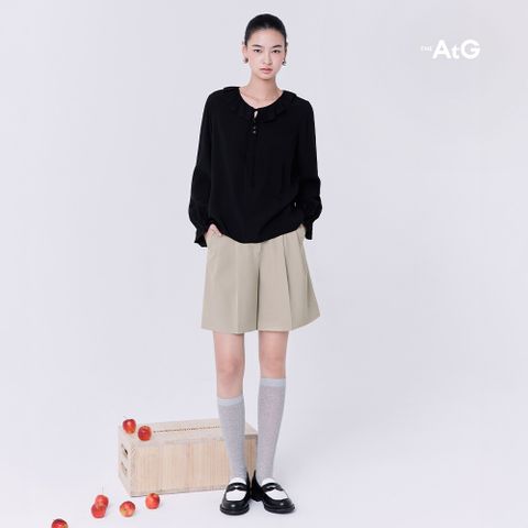 더엣지 2025링클프리 버튼 하프팬츠