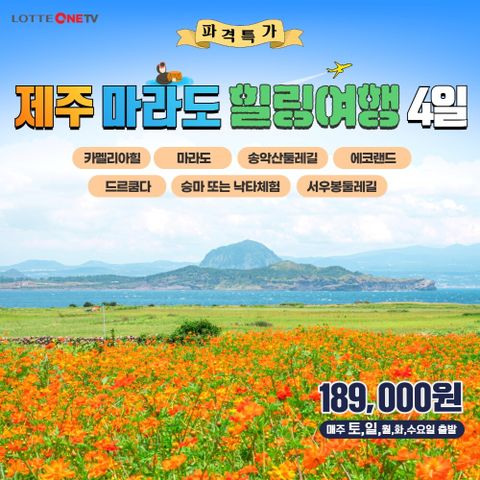 JS라이프투게더 제주도 4일 패키지