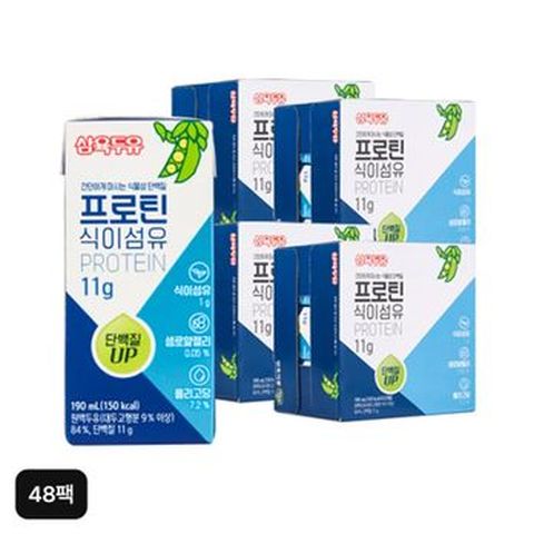 삼육두유 프로틴 식이섬유 48팩