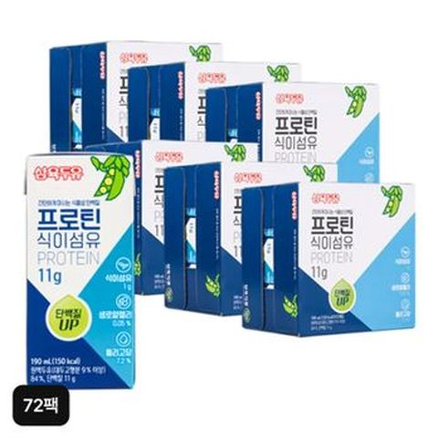 삼육두유 프로틴 식이섬유 72팩