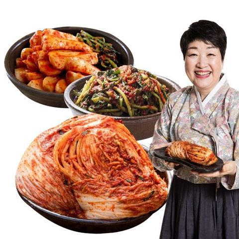 한복선의 풍미가득 김치세트(포기6kg+총각2kg+열무2kg)