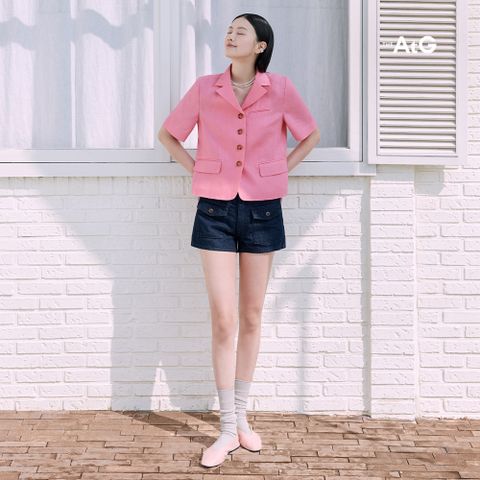 더엣지 25SS 프렌치린넨100 반팔자켓