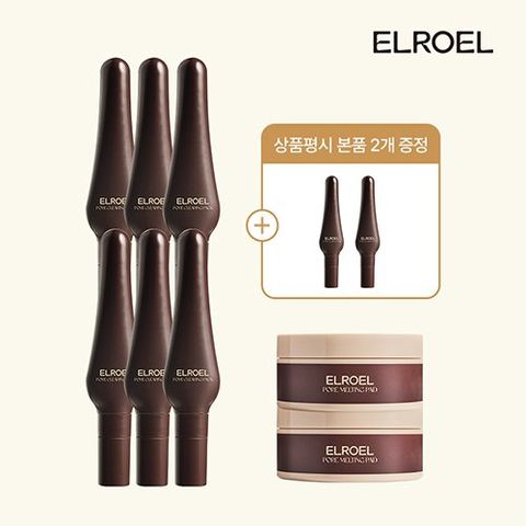[방송에서만 최다찬스] 엘로엘 클리어링 모공관리 팩 더블구성 (팩6개+패드2개)