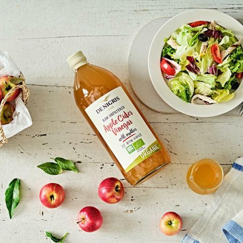 (M)[데니그리스] 이탈리아 유기농 애플사이다비니거 사과식초 1L(3병)