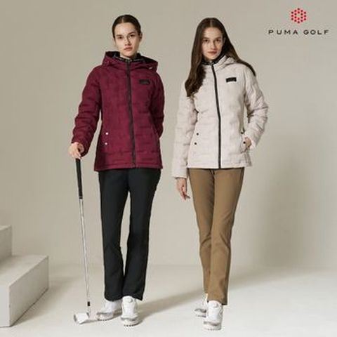 푸마골프 여성 트리코트 본딩팬츠 2종