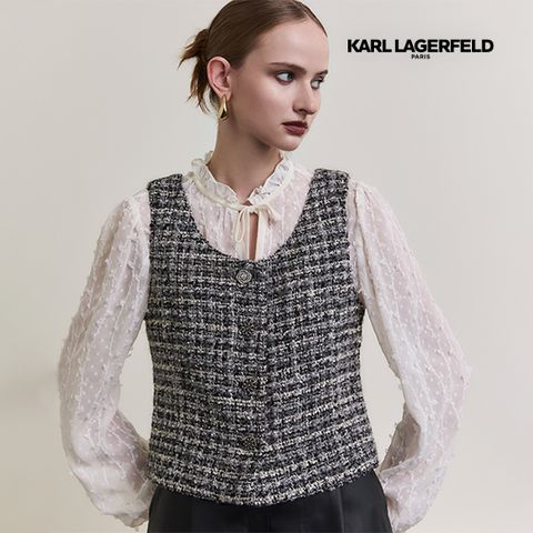 칼라거펠트 25FW 트위드 베스트