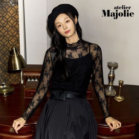 아뜰리에마졸리 25FW 베일 레이스 시어 풀오버 3종 [런칭 가격 79,900원]