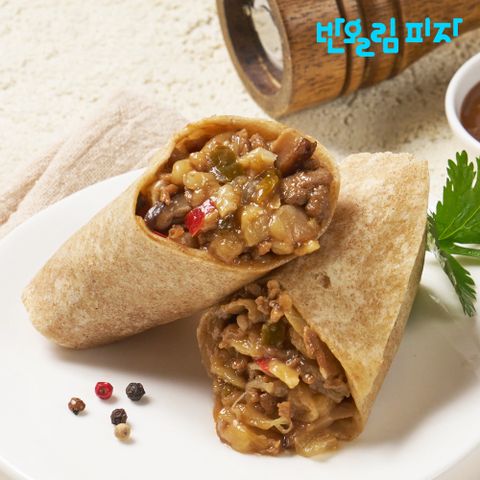 [반올림피자] 통밀 저당 브리또 리얼불고기 110g x 11팩