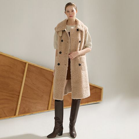[방송에서만 4만원 세일] 리오벨 25 FW 호주산 양모 100% 더블 버튼 베스트