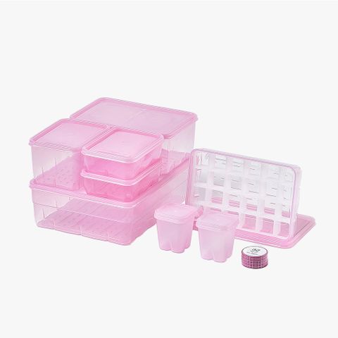 냉동실 전용 밀폐용기 기초세트