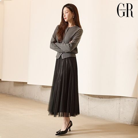 25FW 글리터 샤스커트