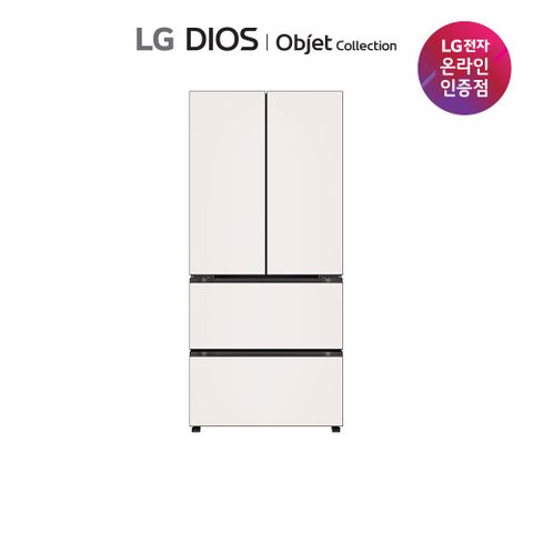 LG Fit & Max 오브제 김치톡톡 글라스 4도어 빌트인 Z484GBB123S