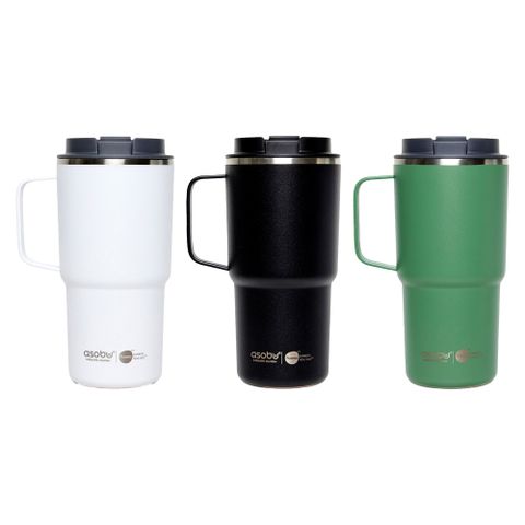 아소부 세라믹 코팅 이중 진공 스텐 보온보냉 텀블러 니트로 650ml