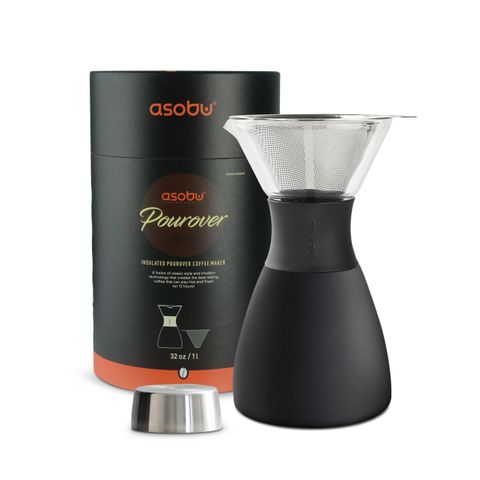아소부 푸어오버 커피메이커 스테인레스 핸드드립세트