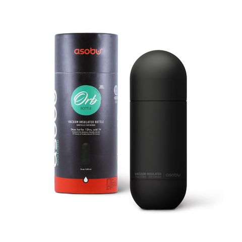 아소부 스텐 보온보냉 알약 텀블러 420ML 오브