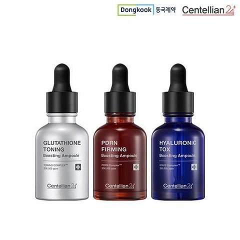 [카드 5%할인][앰플패키지] 동국제약 마데카 부스팅 앰플 3종 세트 (PDRN+글루타치온+히알루론)