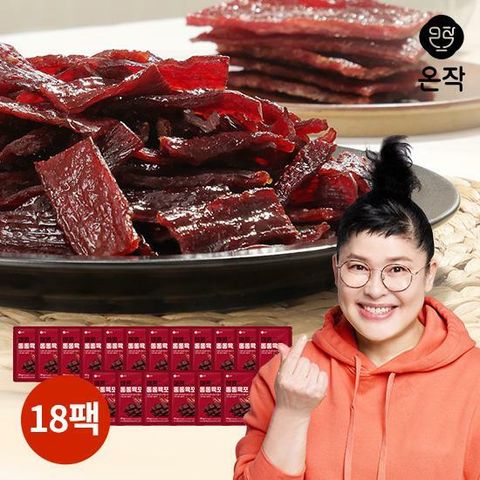 [삼성카드5%할인][온작] 이영자 매콤 통통육포 30g x 18팩