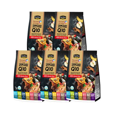 데이스포 테라픽 코엔자임 Q10 강아지 전연령사료 1kg X5개