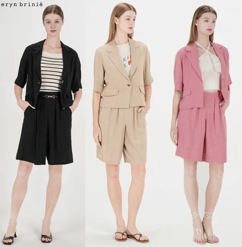 ■ 린넨 블렌디드 상하의 세트