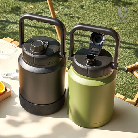 아소부 스테인레스 보온보냉 캠핑 휴대용 마이티 워터저그 2L