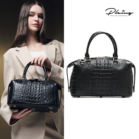 리얼 크로커 엘레베 보스턴백 (+카드지갑)