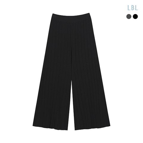 25FW 와이드 니트 플리츠 팬츠