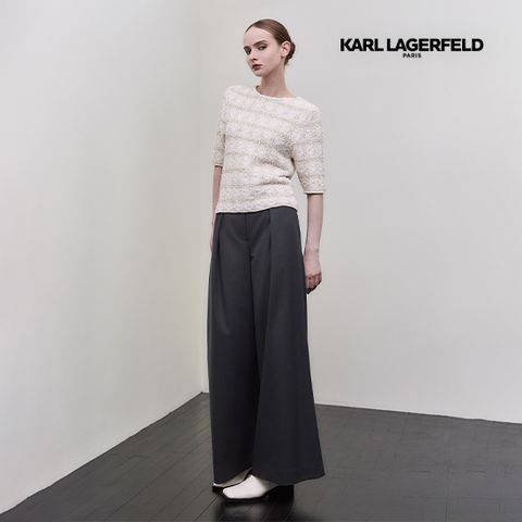 칼라거펠트 25FW 울블렌드 벨티드 팬츠