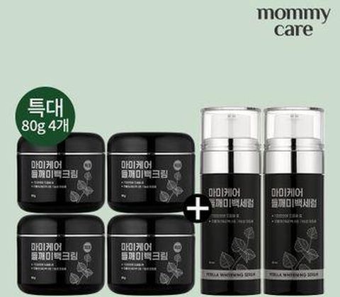 마미케어 들깨미백크림 특대 80gX4+들깨미백세럼 50mlX2