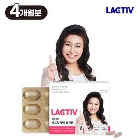 락티브 오은영 여성 질 유래 유산균 시크릿케어 120캡슐/4개월분